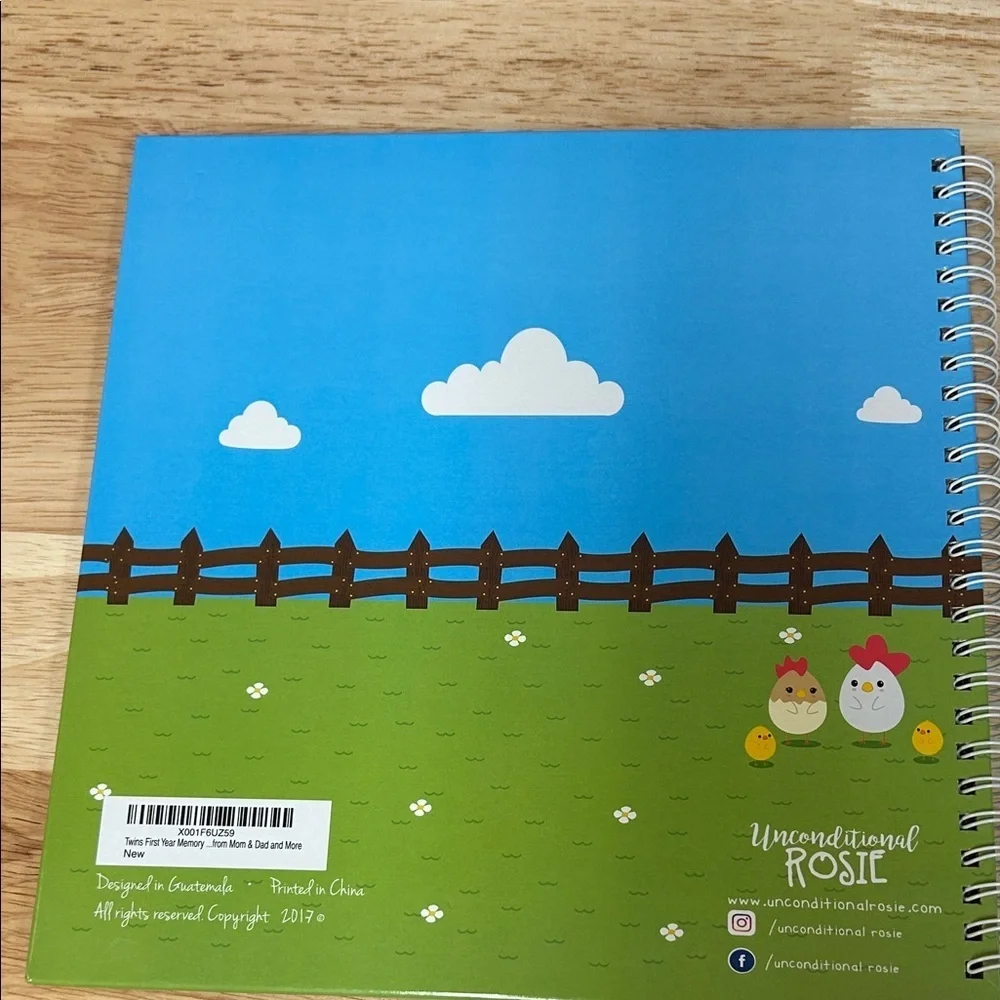 Twins First Year Memory Book